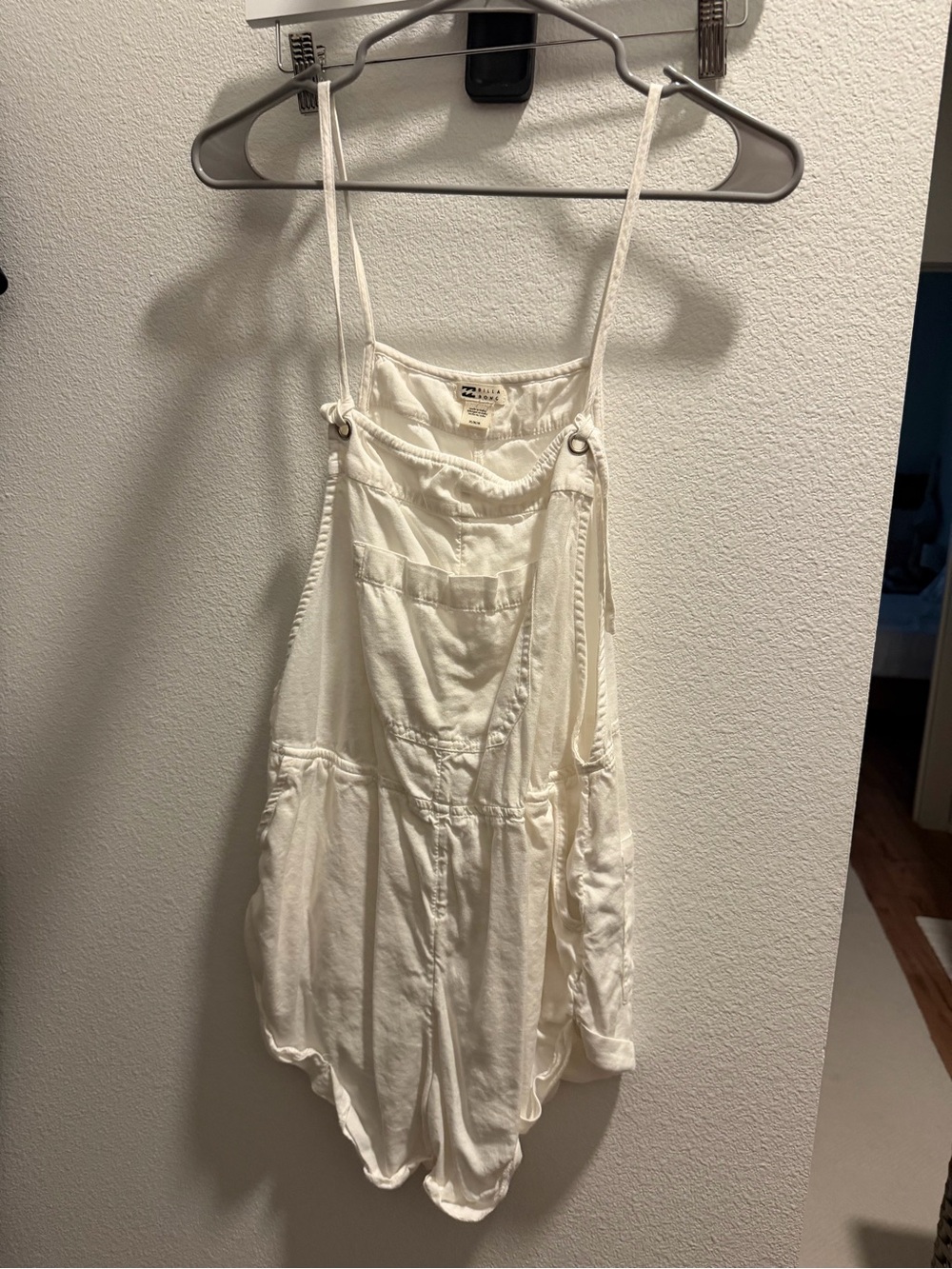 Billabong Cream Strappy Romper
